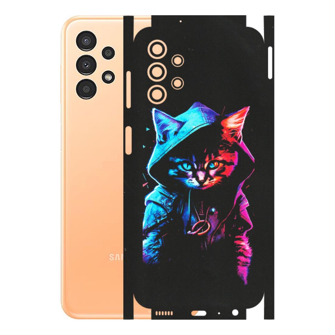 Samsung A/S Series Phone Skins (All Models) - Cyberpunk Cat - Matte Finish (M-45) Samsung Galaxy A13 4G