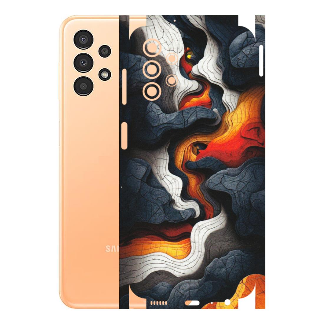 Samsung A/S Series Phone Skins (All Models) - Abstract Volcanic Layers - Matte Finish (M-52) Samsung Galaxy A13 4G