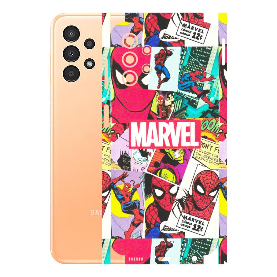 Samsung A/S Series Phone Skins (All Models) - Marvel Comic Spiderman Grafitti - Matte Finish (M-72) Samsung Galaxy A13 4G