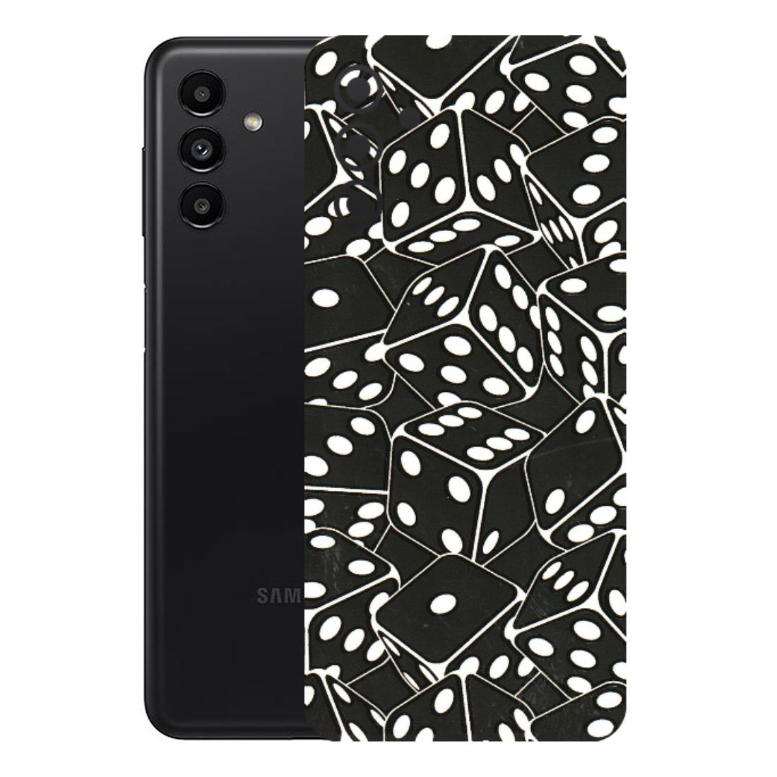 Samsung A/S Series Phone Skins (All Models) - Big Black Dices - 3D Embossed Finish (L-106) Samsung Galaxy A13 (5G)