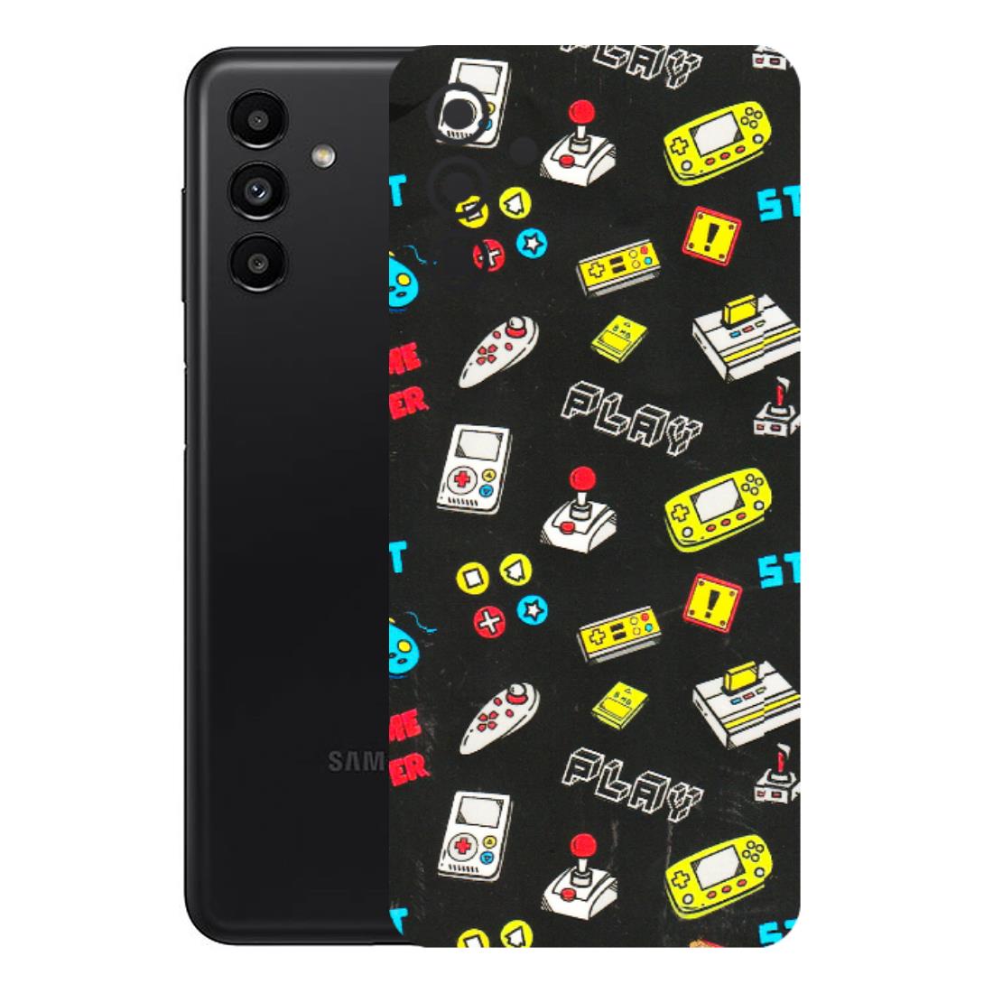 Samsung A/S Series Phone Skins (All Models) - Gaming Doodles - 3D Embossed Finish (L-224) Samsung Galaxy A13 (5G)