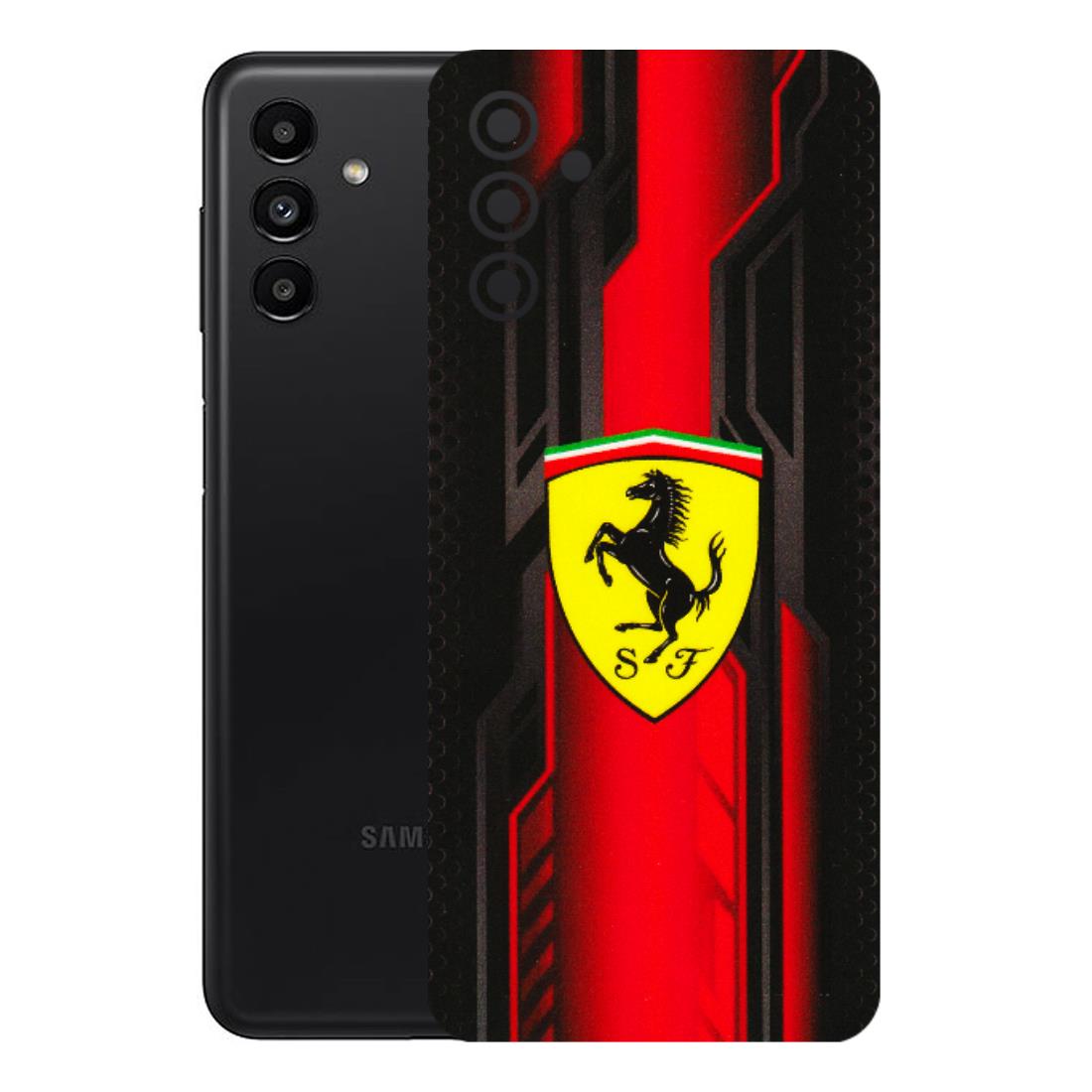 Samsung A/S Series Phone Skins (All Models) - Black Ferrari Logo - 3D Embossed Finish (L-253) Samsung Galaxy A13 (5G)