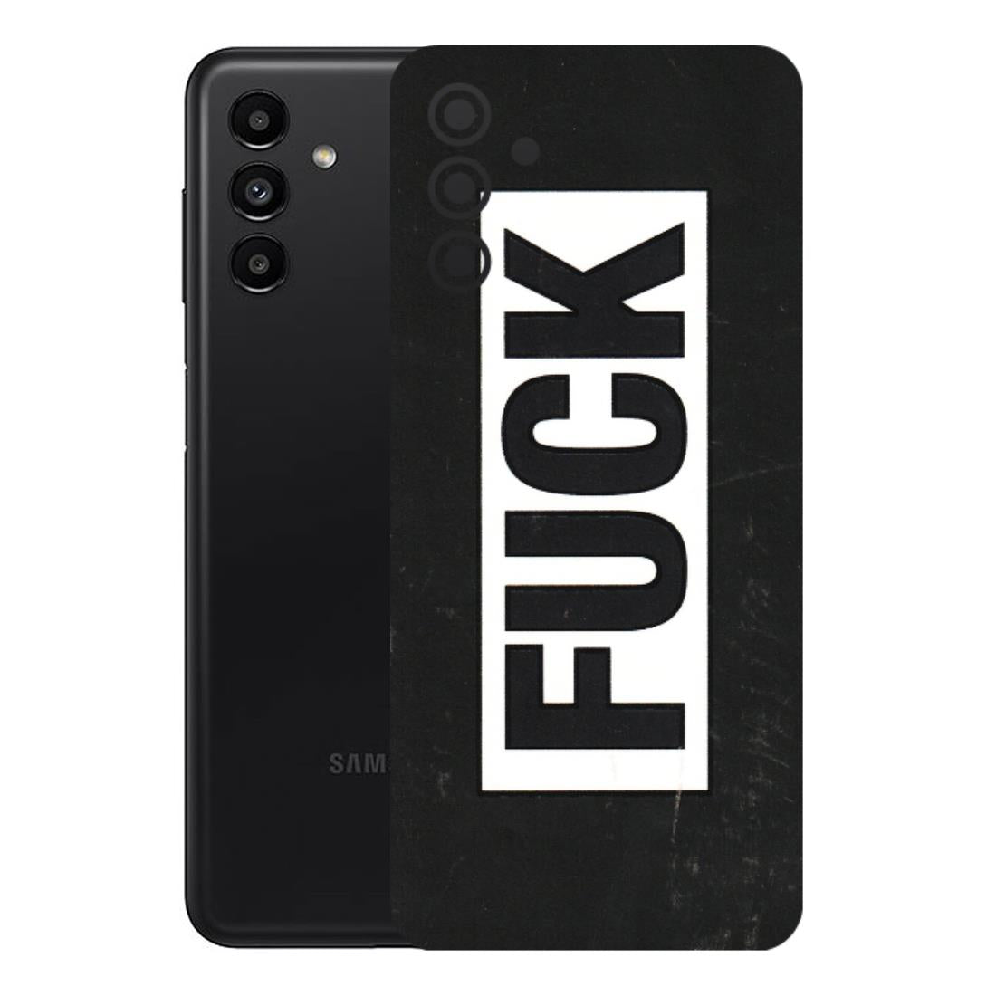 Samsung A/S Series Phone Skins (All Models) - The F Word - 3D Embossed Finish (L-255) Samsung Galaxy A13 (5G)