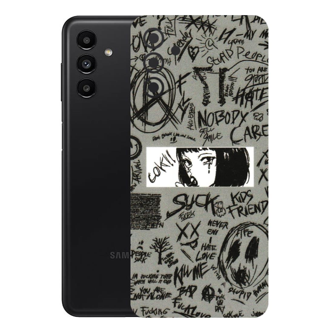 Samsung A/S Series Phone Skins (All Models) - Never Have Love Anime - 3D Embossed Finish (L-260) Samsung Galaxy A13 (5G)