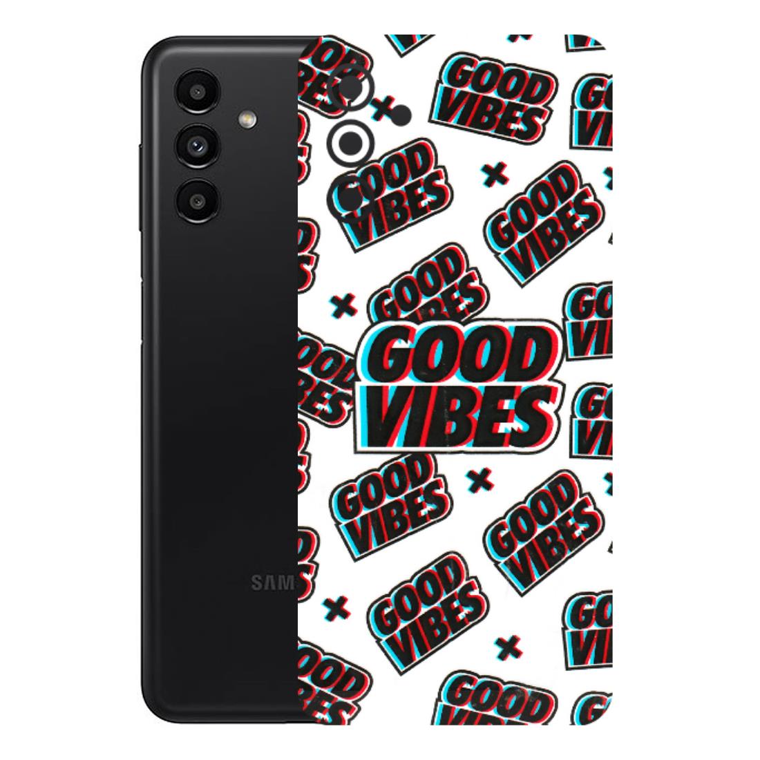 Samsung A/S Series Phone Skins (All Models) - Good Vibes - 3D Embossed Finish (L-282) Samsung Galaxy A13 (5G)
