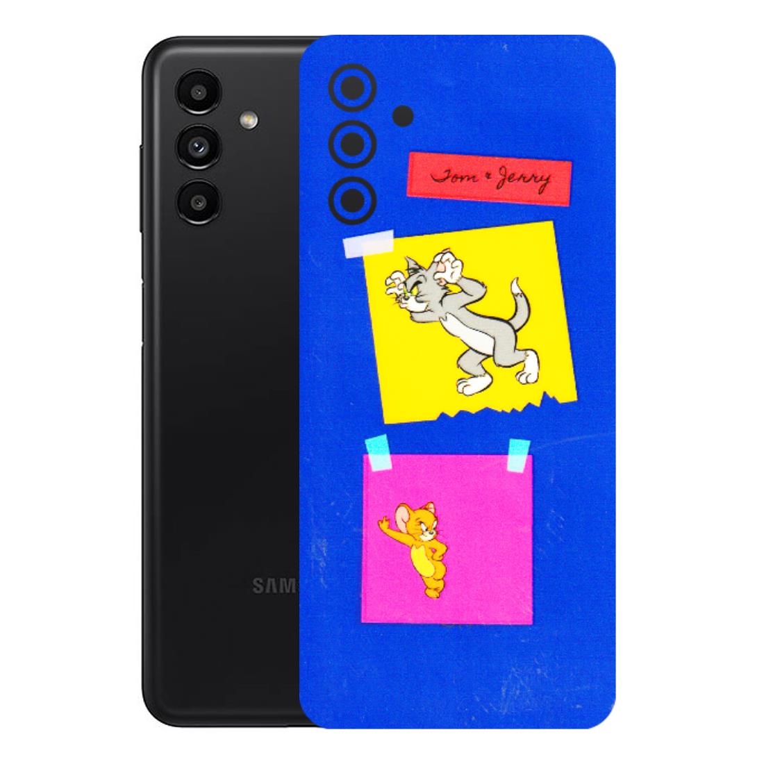 Samsung A/S Series Phone Skins (All Models) - Tom N Jerry Sticky Notes - 3D Embossed Finish (L-88) Samsung Galaxy A13 (5G)