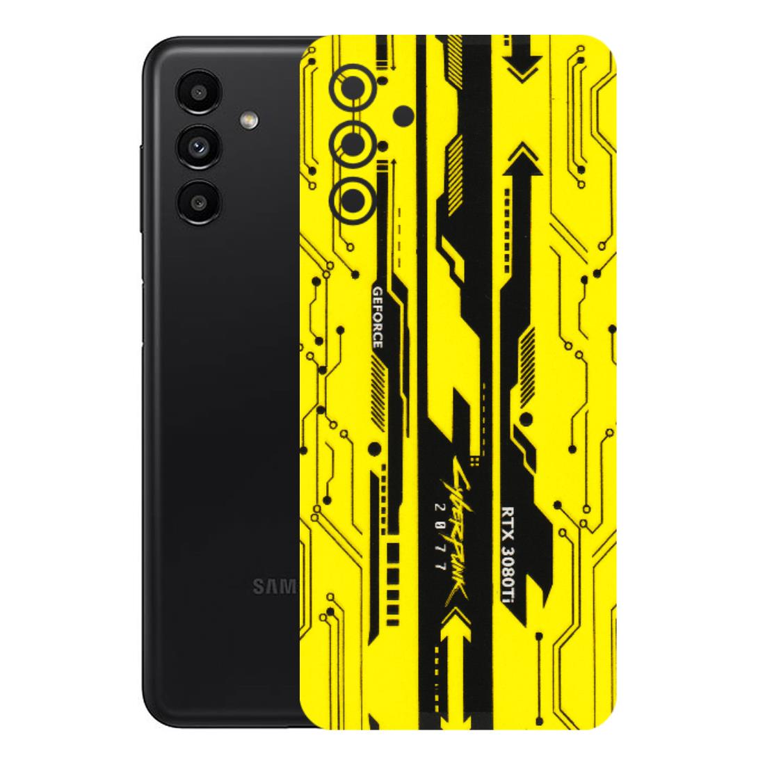 Samsung A/S Series Phone Skins (All Models) - Yellow Cyberpunk - 3D Embossed Finish (L-93) Samsung Galaxy A13 (5G)