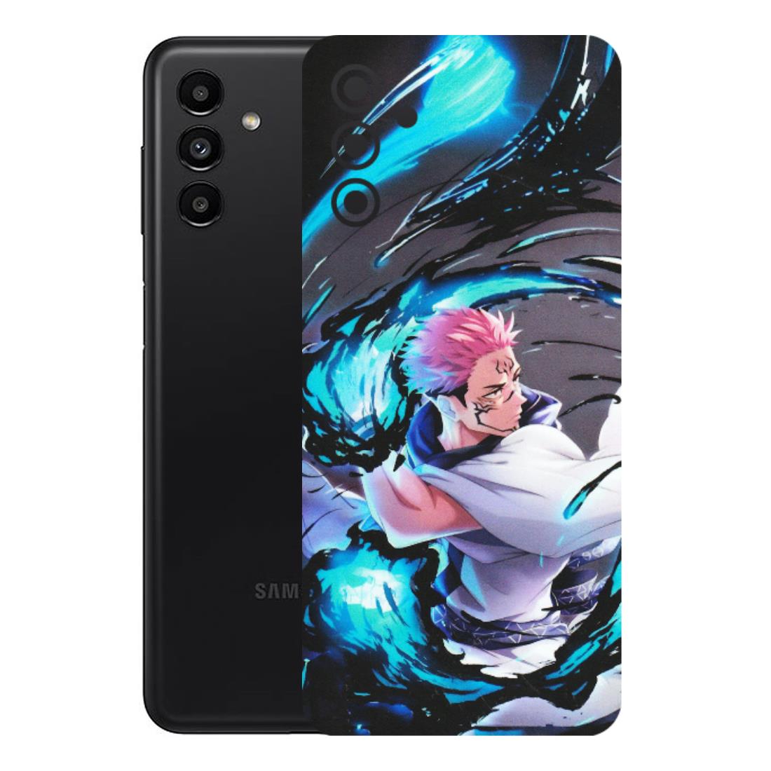 Samsung A/S Series Phone Skins (All Models) - New Jujutsu Kaisen Grey Blue Anime - Matte Finish (M-127) Samsung Galaxy A13 (5G)