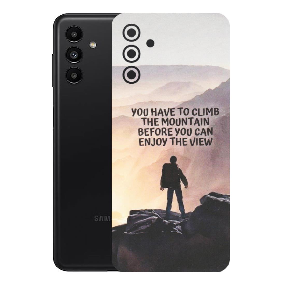 Samsung A/S Series Phone Skins (All Models) - Motivational Hiking Mountain - Matte Finish (M-28) Samsung Galaxy A13 (5G)