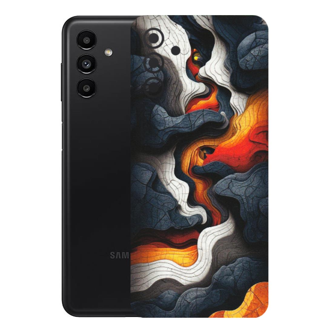 Samsung A/S Series Phone Skins (All Models) - Abstract Volcanic Layers - Matte Finish (M-52) Samsung Galaxy A13 (5G)