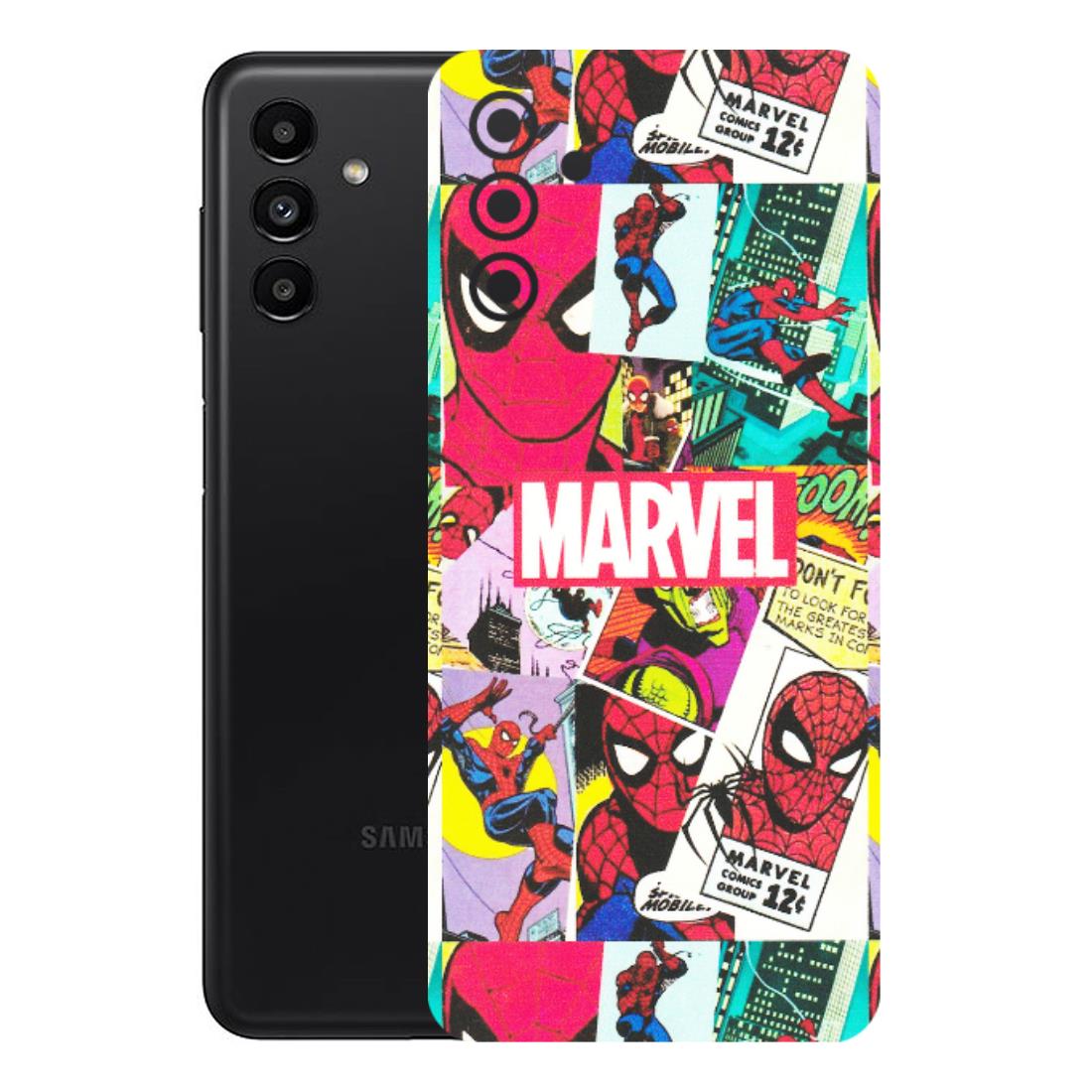 Samsung A/S Series Phone Skins (All Models) - Marvel Comic Spiderman Grafitti - Matte Finish (M-72) Samsung Galaxy A13 (5G)