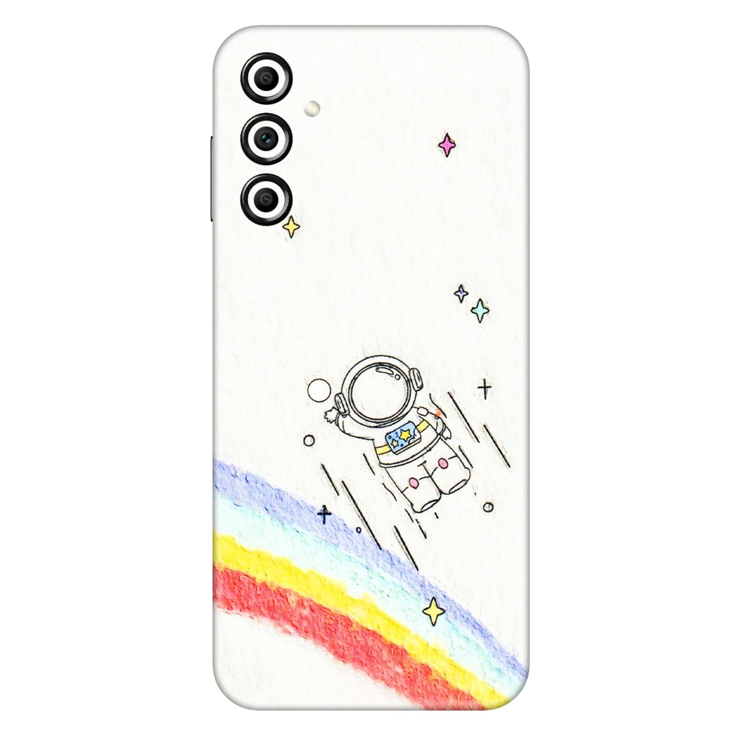 Samsung A/S Series Phone Skins (All Models) - Milkyway Astronaut - 3D Embossed Finish (L-110) Samsung Galaxy A14 (5G)