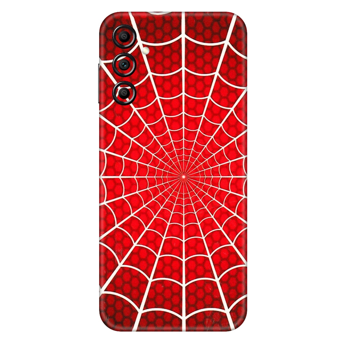 Samsung A/S Series Phone Skins (All Models) - Classic Spidey Web - 3D Embossed Finish (L-115) Samsung Galaxy A14 (5G)