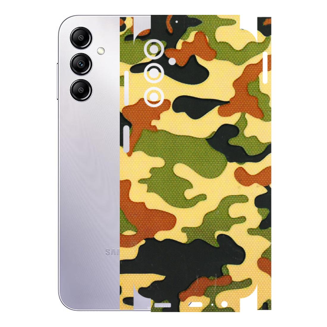Samsung A/S Series Phone Skins (All Models) - Indian Military - 3D Embossed Finish (L-234) Samsung Galaxy A14 (5G)
