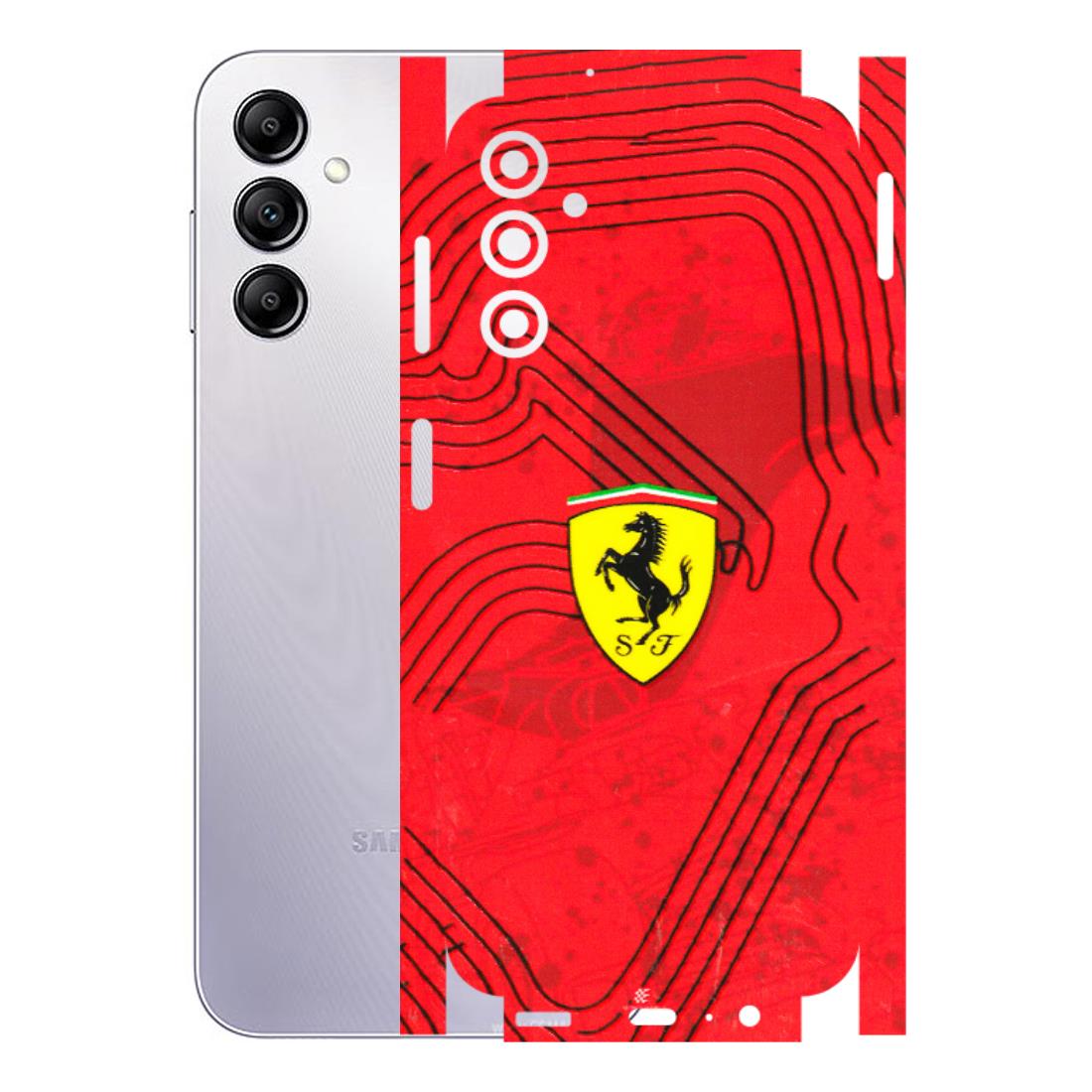 Samsung A/S Series Phone Skins (All Models) - Red Ferrari Logo Stylish - 3D Embossed Finish (L-238) Samsung Galaxy A14 (5G)