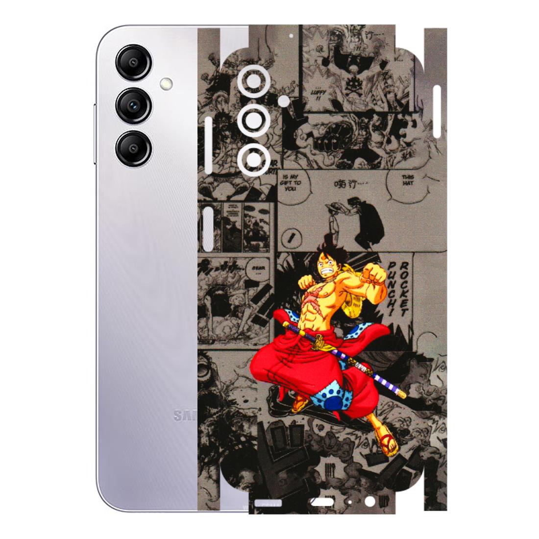 Samsung A/S Series Phone Skins (All Models) - One Piece Rocket Punch Manga - 3D Embossed Finish (L-25) Samsung Galaxy A14 (5G)