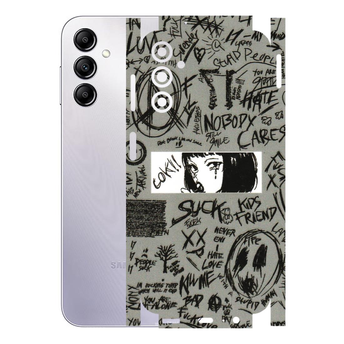 Samsung A/S Series Phone Skins (All Models) - Never Have Love Anime - 3D Embossed Finish (L-260) Samsung Galaxy A14 (5G)