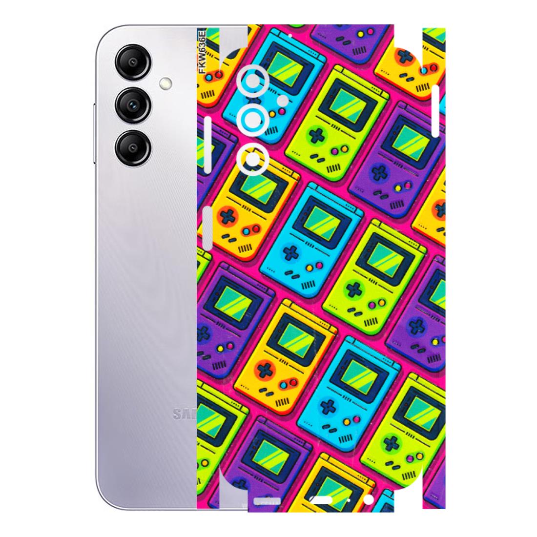 Samsung A/S Series Phone Skins (All Models) - Gameboy Colourful - 3D Embossed Finish (L-266) Samsung Galaxy A14 (5G)