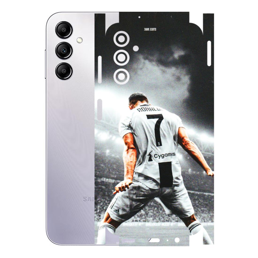 Samsung A/S Series Phone Skins (All Models) - Ronaldo CR7 Crazy - 3D Embossed Finish (L-44) Samsung Galaxy A14 (5G)