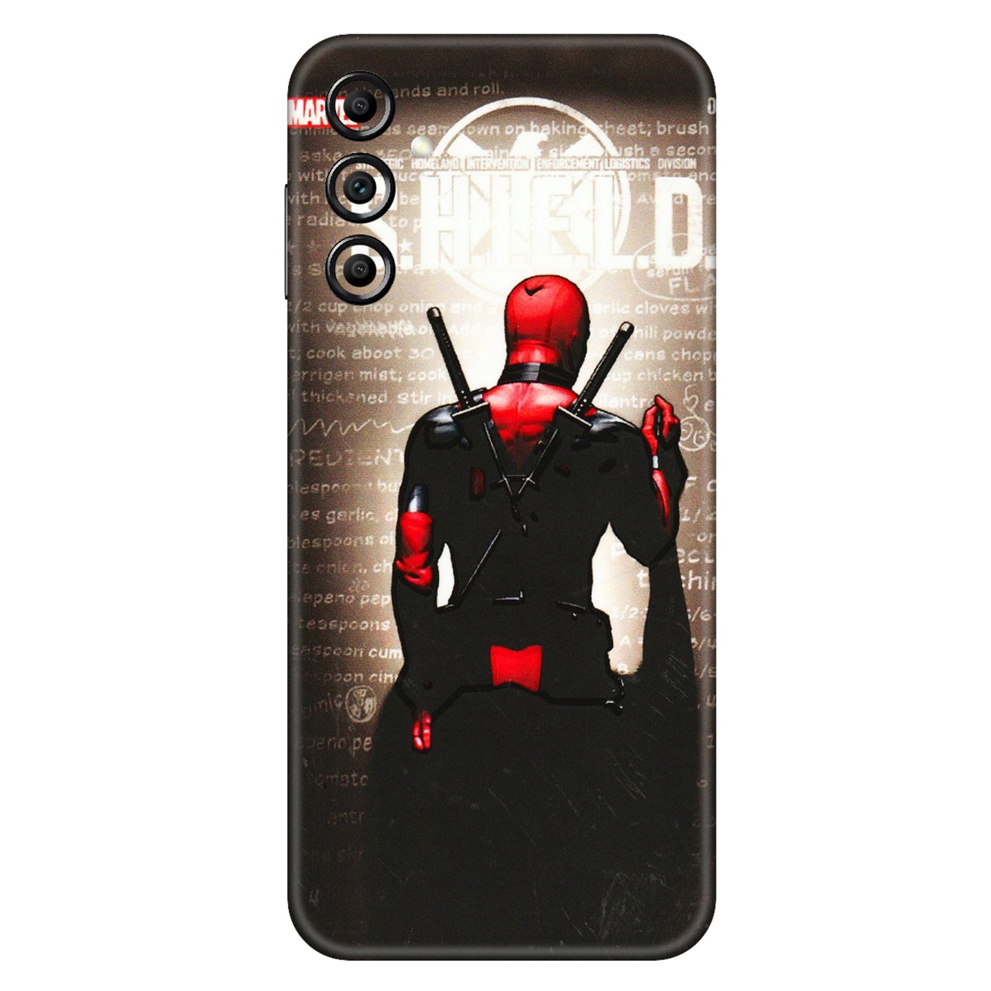 Samsung A/S Series Phone Skins (All Models) - Deadpool - 3D Embossed Finish (L-56) Samsung Galaxy A14 (5G)