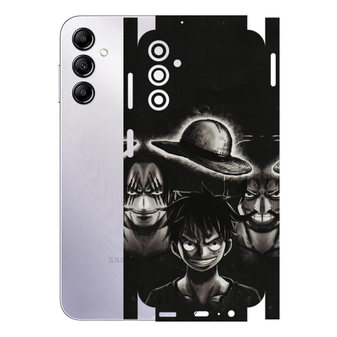 Samsung A/S Series Phone Skins (All Models) - Black Luffy Hat - 3D Embossed Finish (L-57) Samsung Galaxy A14 (5G)
