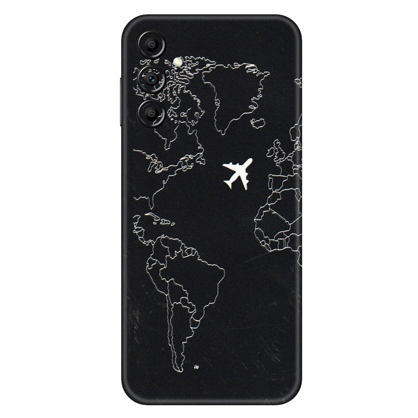 Samsung A/S Series Phone Skins (All Models) - Never Ending Travel - 3D Embossed Finish (L-79) Samsung Galaxy A14 (5G)