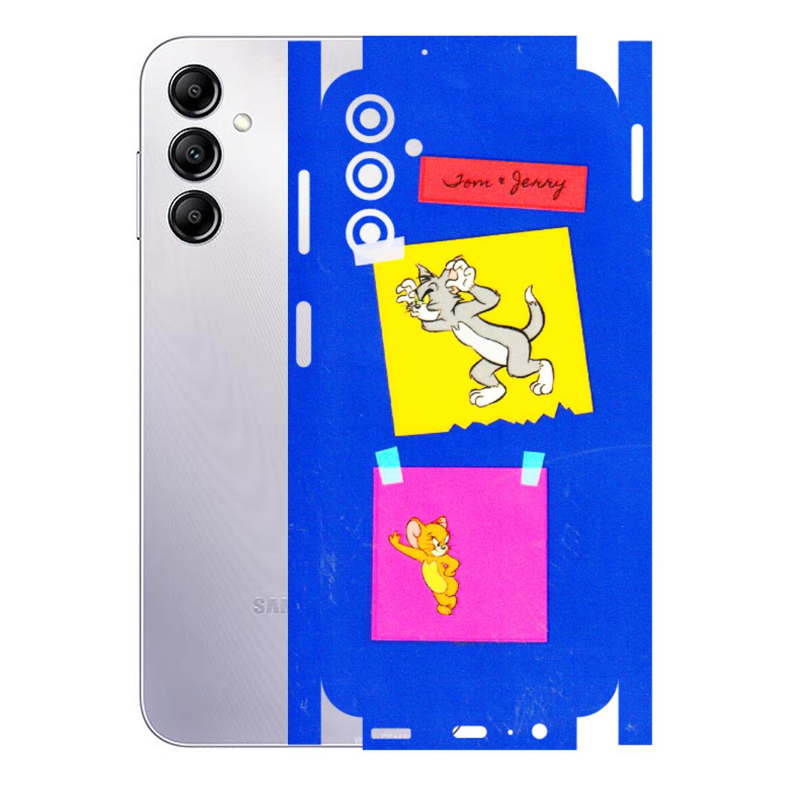 Samsung A/S Series Phone Skins (All Models) - Tom N Jerry Sticky Notes - 3D Embossed Finish (L-88) Samsung Galaxy A14 (5G)