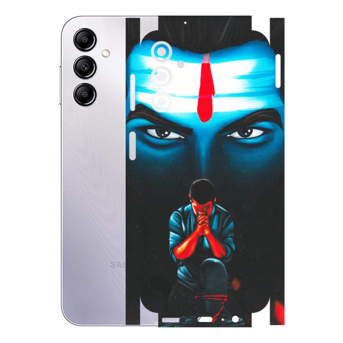 Samsung A/S Series Phone Skins (All Models) - Mahakal Bhakt - Matte Finish (M-112) Samsung Galaxy A14 (5G)