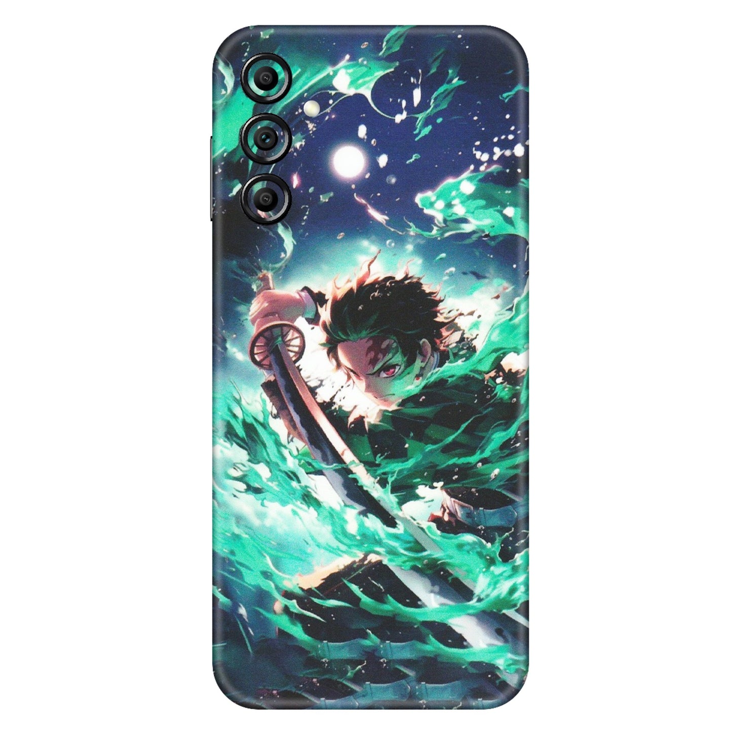 Samsung A/S Series Phone Skins (All Models) - Sword Fighter Anime - Matte Finish (M-29) Samsung Galaxy A14 (5G)