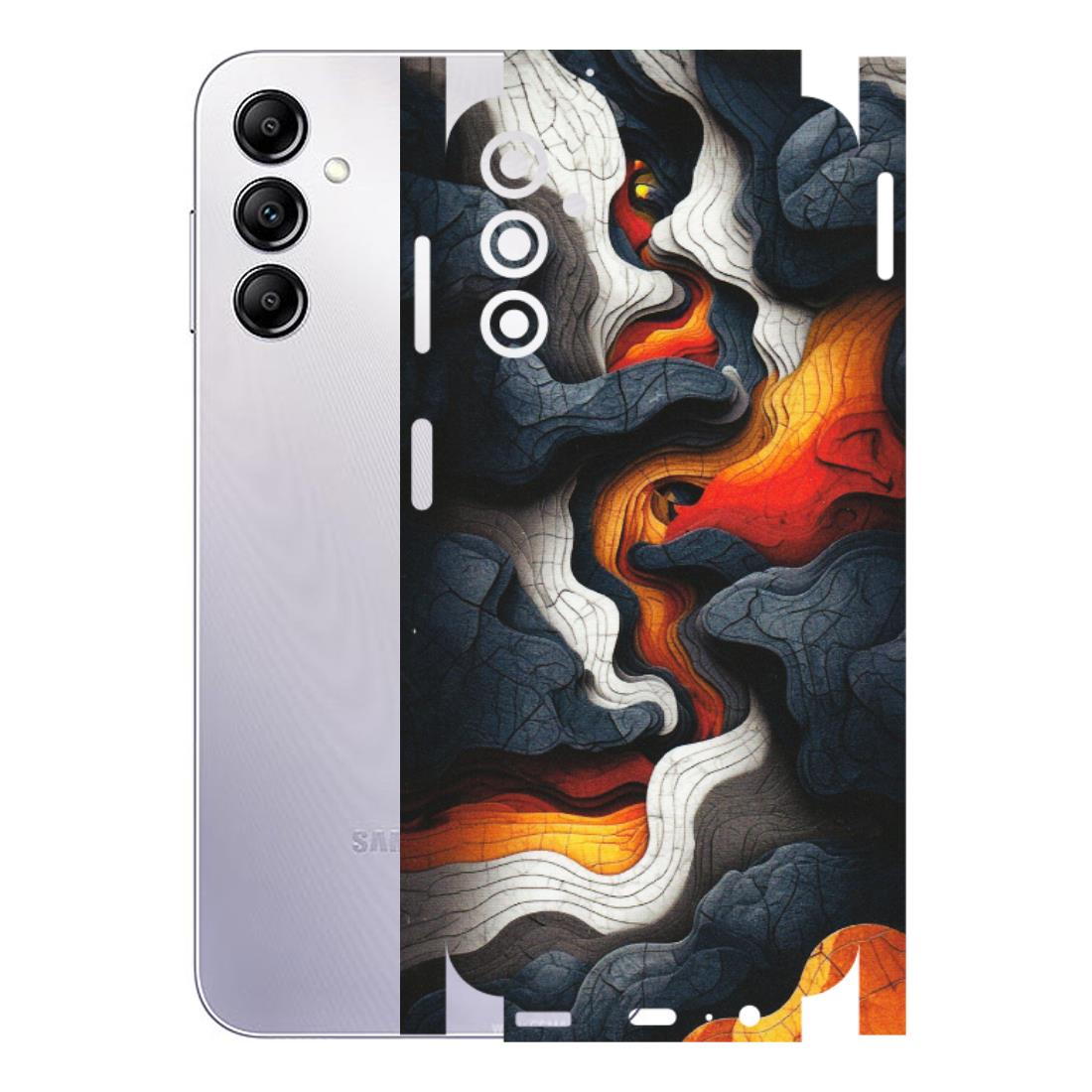 Samsung A/S Series Phone Skins (All Models) - Abstract Volcanic Layers - Matte Finish (M-52) Samsung Galaxy A14 (5G)