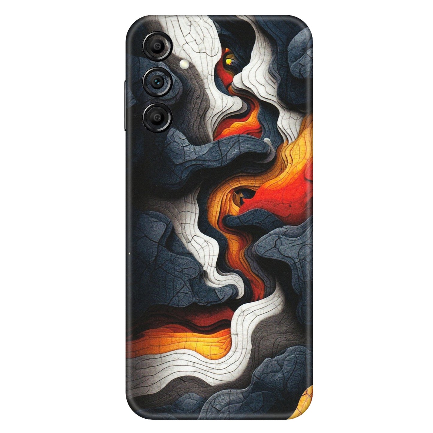 Samsung A/S Series Phone Skins (All Models) - Abstract Volcanic Layers - Matte Finish (M-52) Samsung Galaxy A14 (5G)