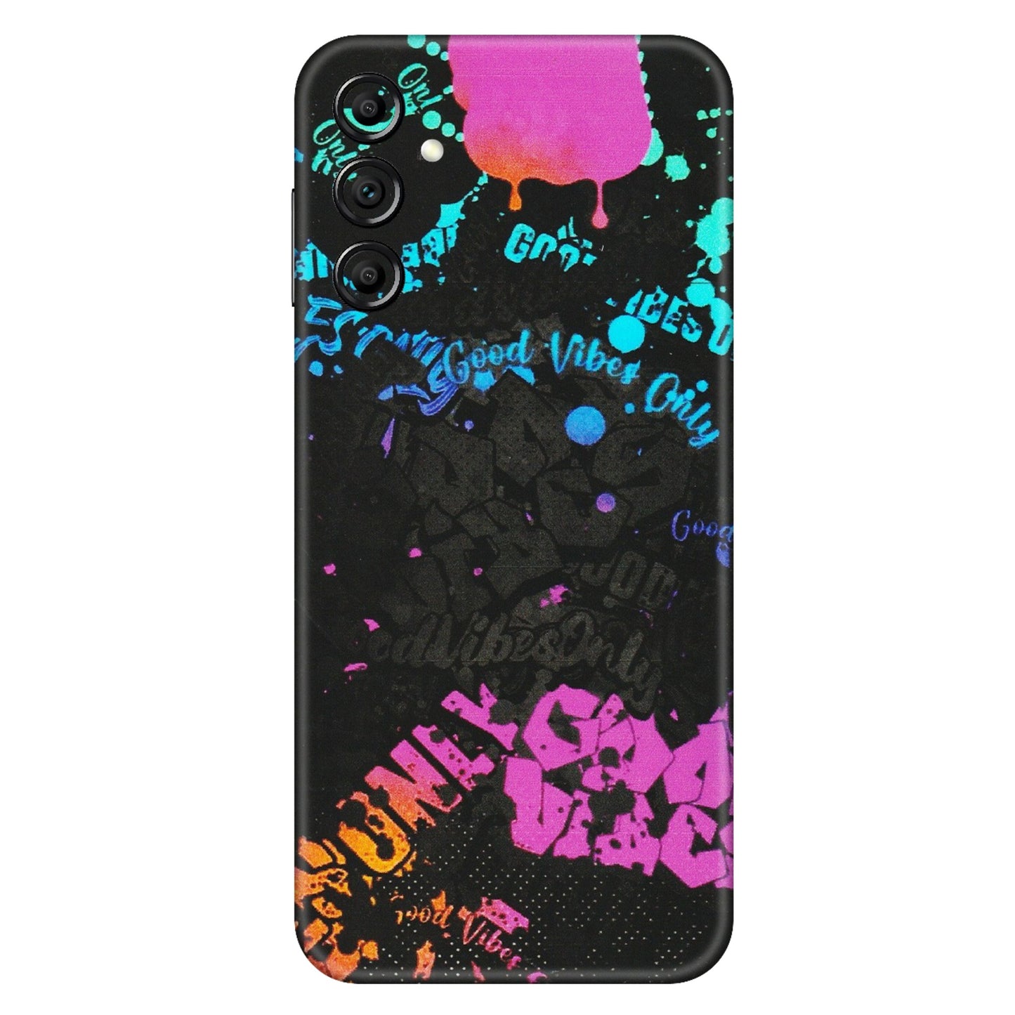 Samsung A/S Series Phone Skins (All Models) - Majestic Black Vibes - Matte Finish (M-62) Samsung Galaxy A14 (5G)