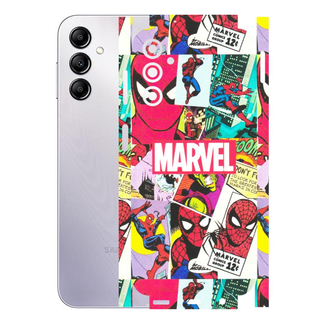 Samsung A/S Series Phone Skins (All Models) - Marvel Comic Spiderman Grafitti - Matte Finish (M-72) Samsung Galaxy A14 (5G)