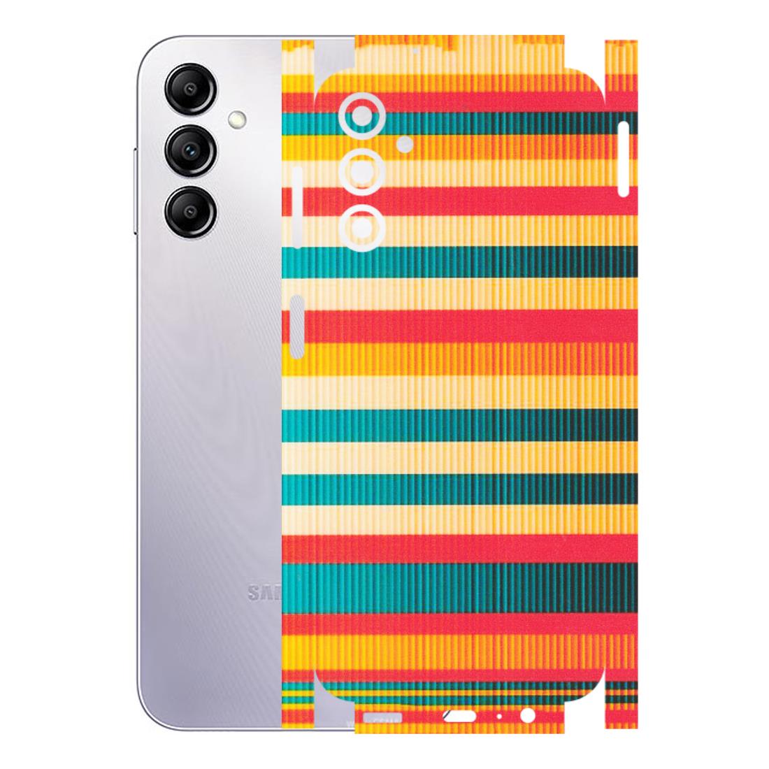 Samsung A/S Series Phone Skins (All Models) - Colourful Stripes Soothing Effect - Matte Finish (M-86) Samsung Galaxy A14 (5G)