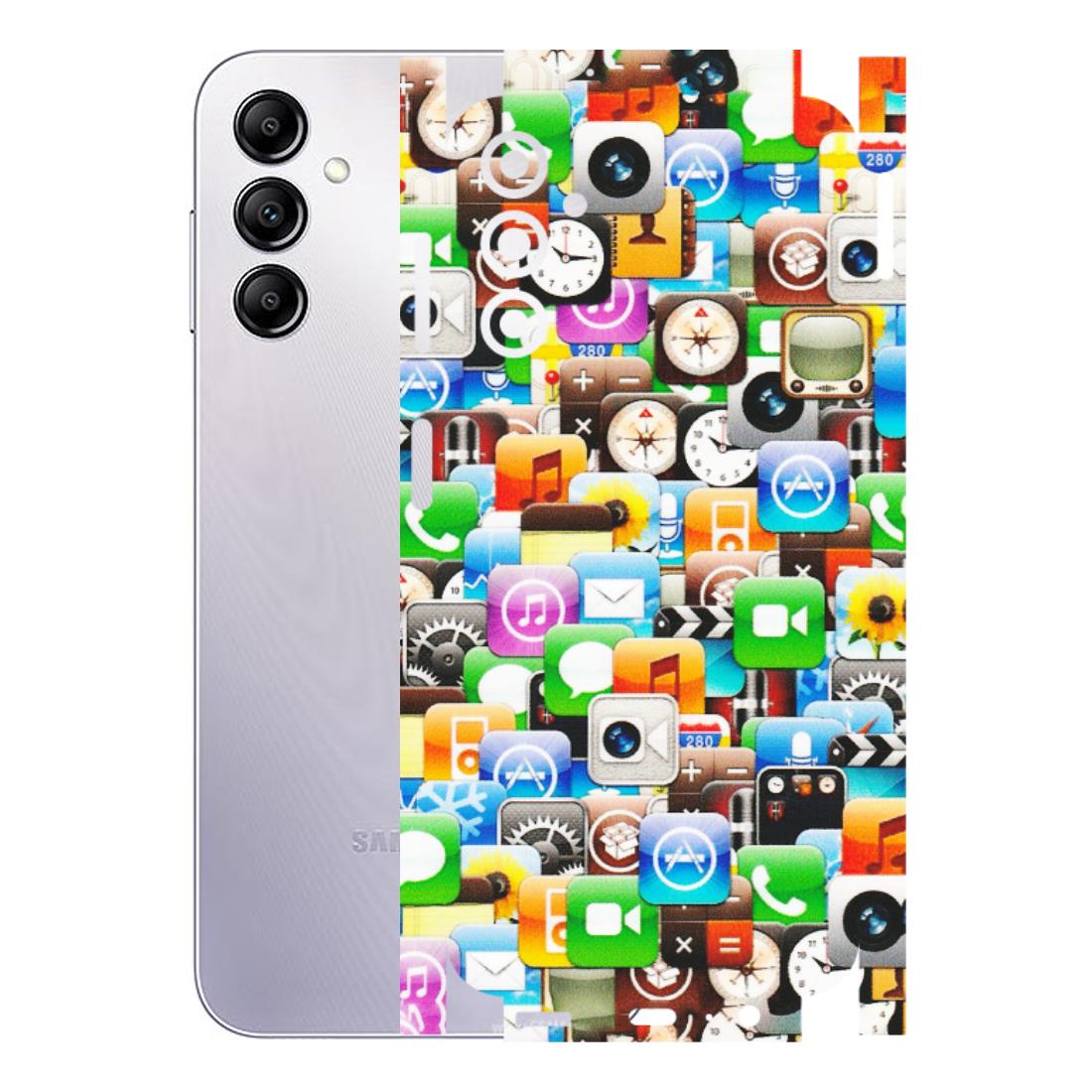 Samsung A/S Series Phone Skins (All Models) - All Apple Icons - Matte Finish (M-93) Samsung Galaxy A14 (5G)
