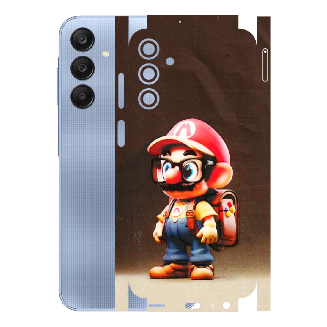 Samsung A/S Series Phone Skins (All Models) - Little Mario - 3D Embossed Finish (L-119) Samsung Galaxy A15 (5G)