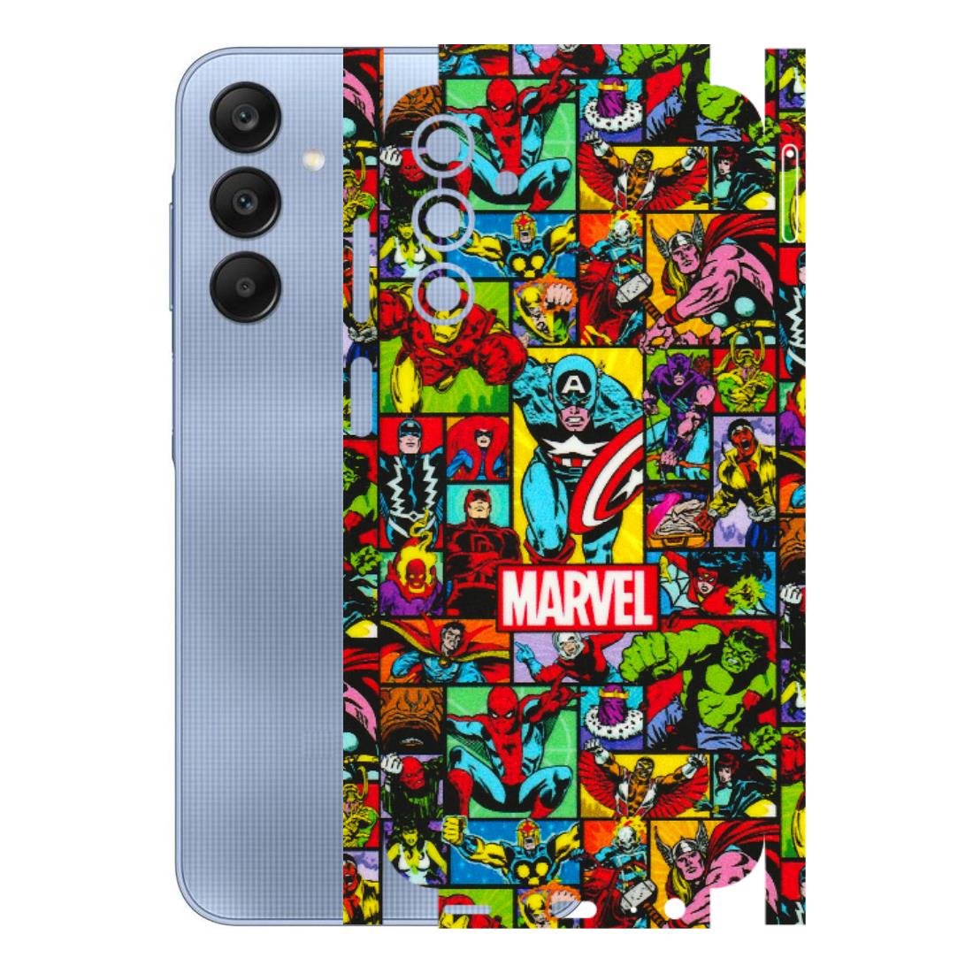 Samsung A/S Series Phone Skins (All Models) - MARVELOUS Comic Characters - 3D Embossed Finish (L-129) Samsung Galaxy A15 (5G)