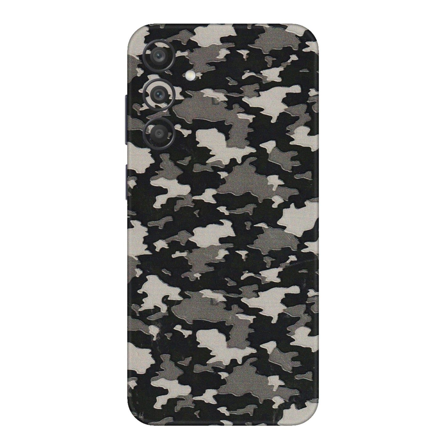 Samsung A/S Series Phone Skins (All Models) - Black/Grey Camoflaunge - 3D Embossed Finish (L-142) Samsung Galaxy A15 (5G)