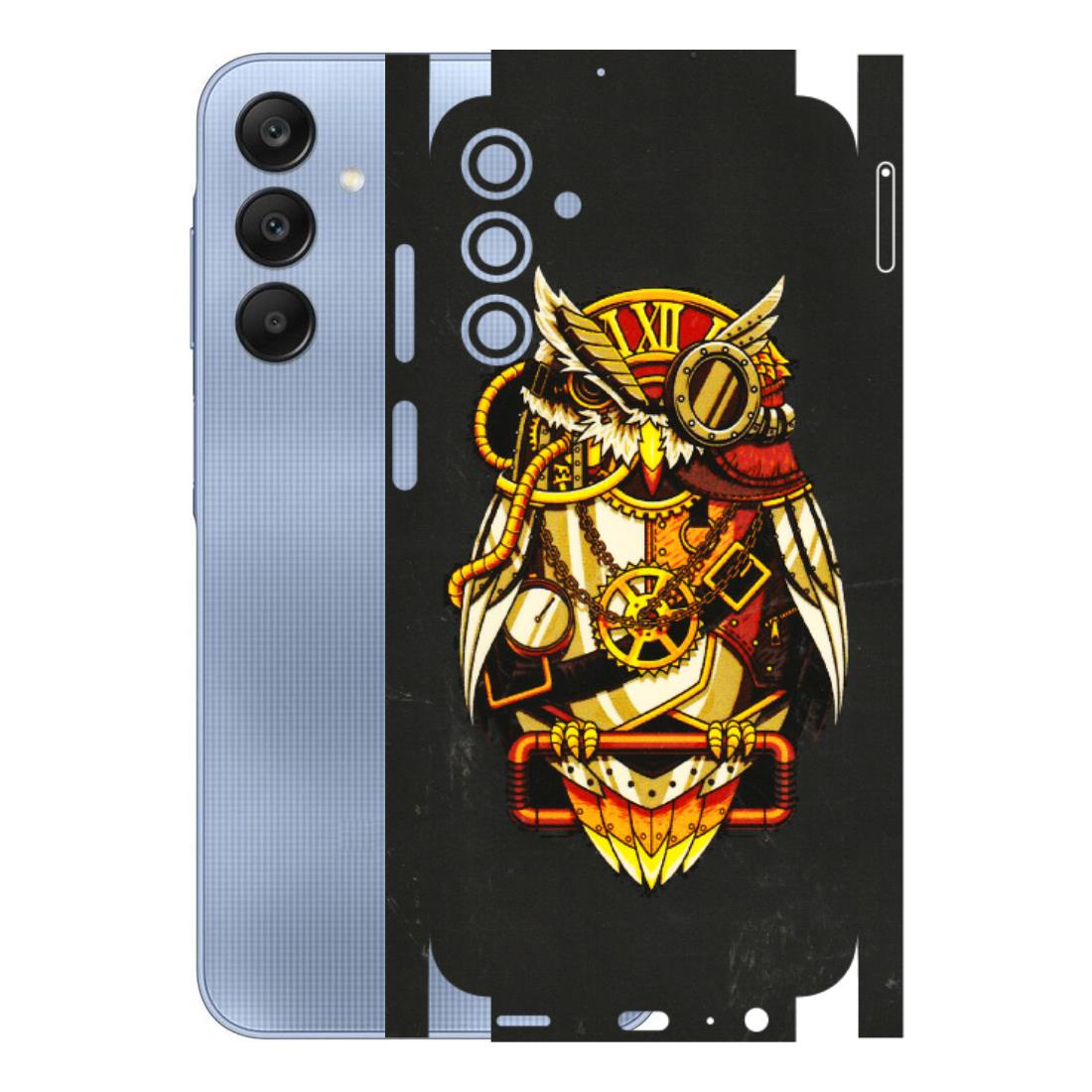 Samsung A/S Series Phone Skins (All Models) - Classy Smart Owl - 3D Embossed Finish (L-144) Samsung Galaxy A15 (5G)