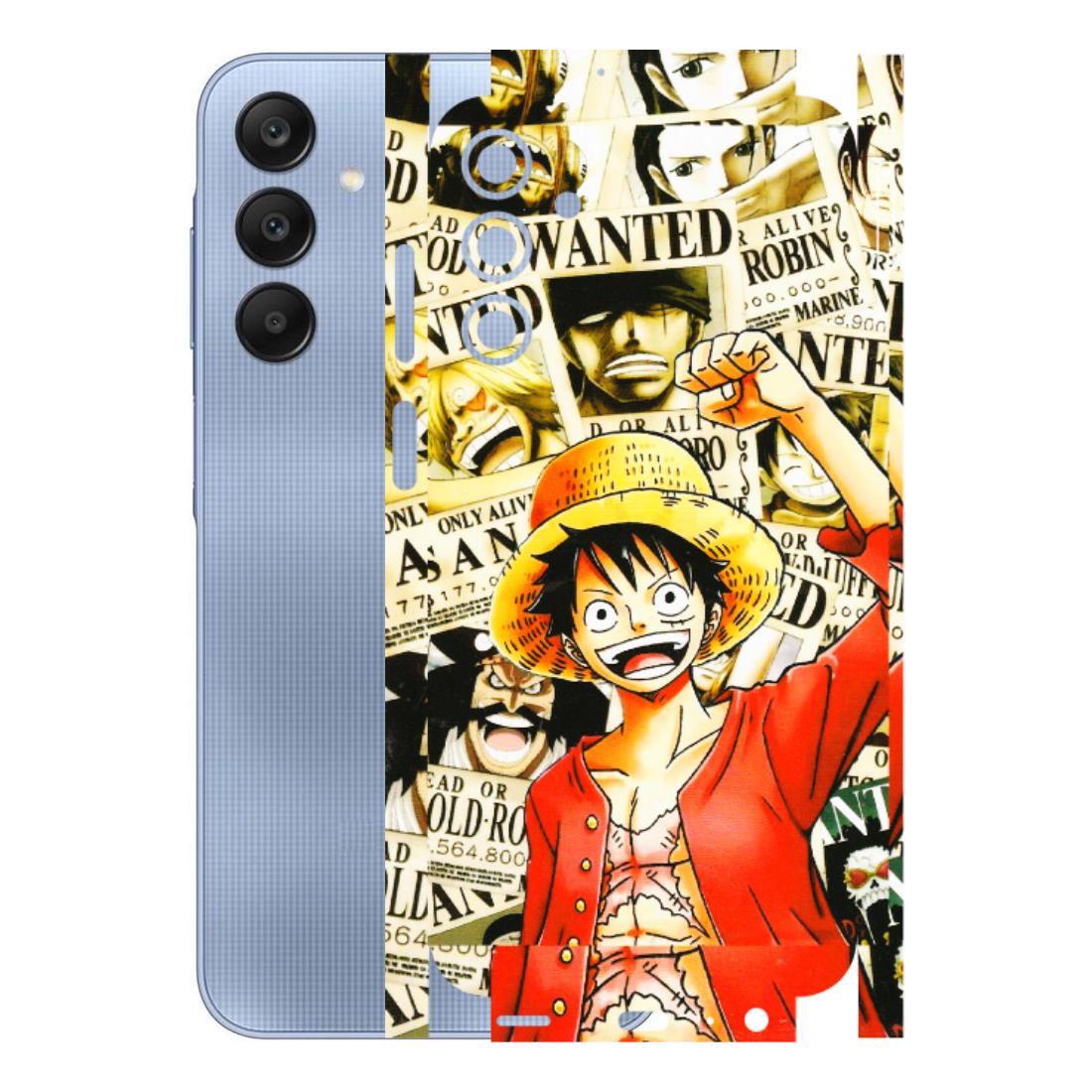 Samsung A/S Series Phone Skins (All Models) - Luffy Anime - 3D Embossed Finish (L-177) Samsung Galaxy A15 (5G)