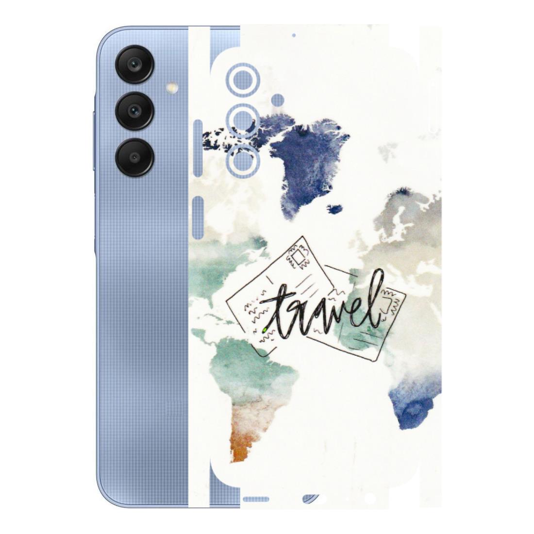 Samsung A/S Series Phone Skins (All Models) - Travel The World - 3D Embossed Finish (L-232) Samsung Galaxy A15 (5G)