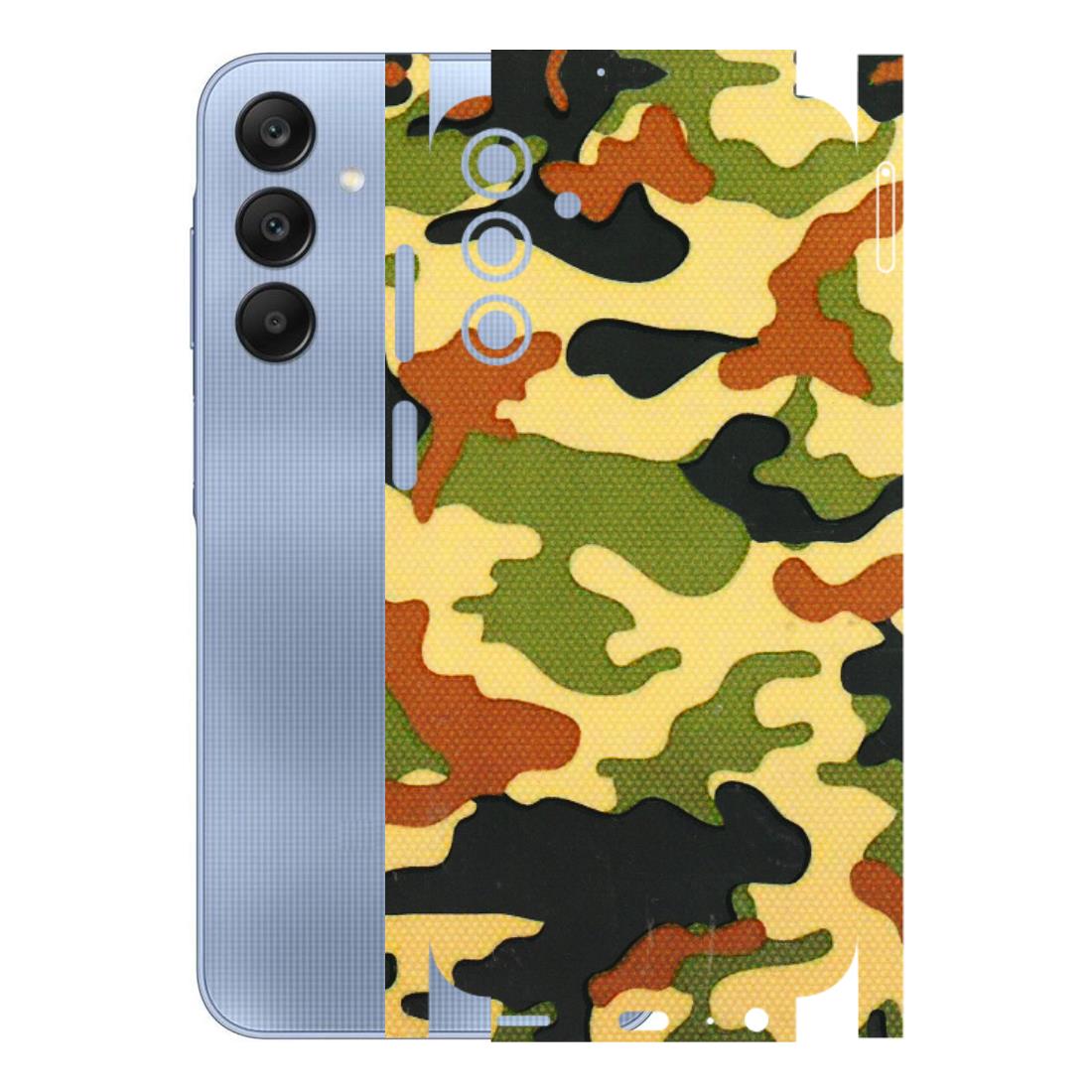 Samsung A/S Series Phone Skins (All Models) - Indian Military - 3D Embossed Finish (L-234) Samsung Galaxy A15 (5G)