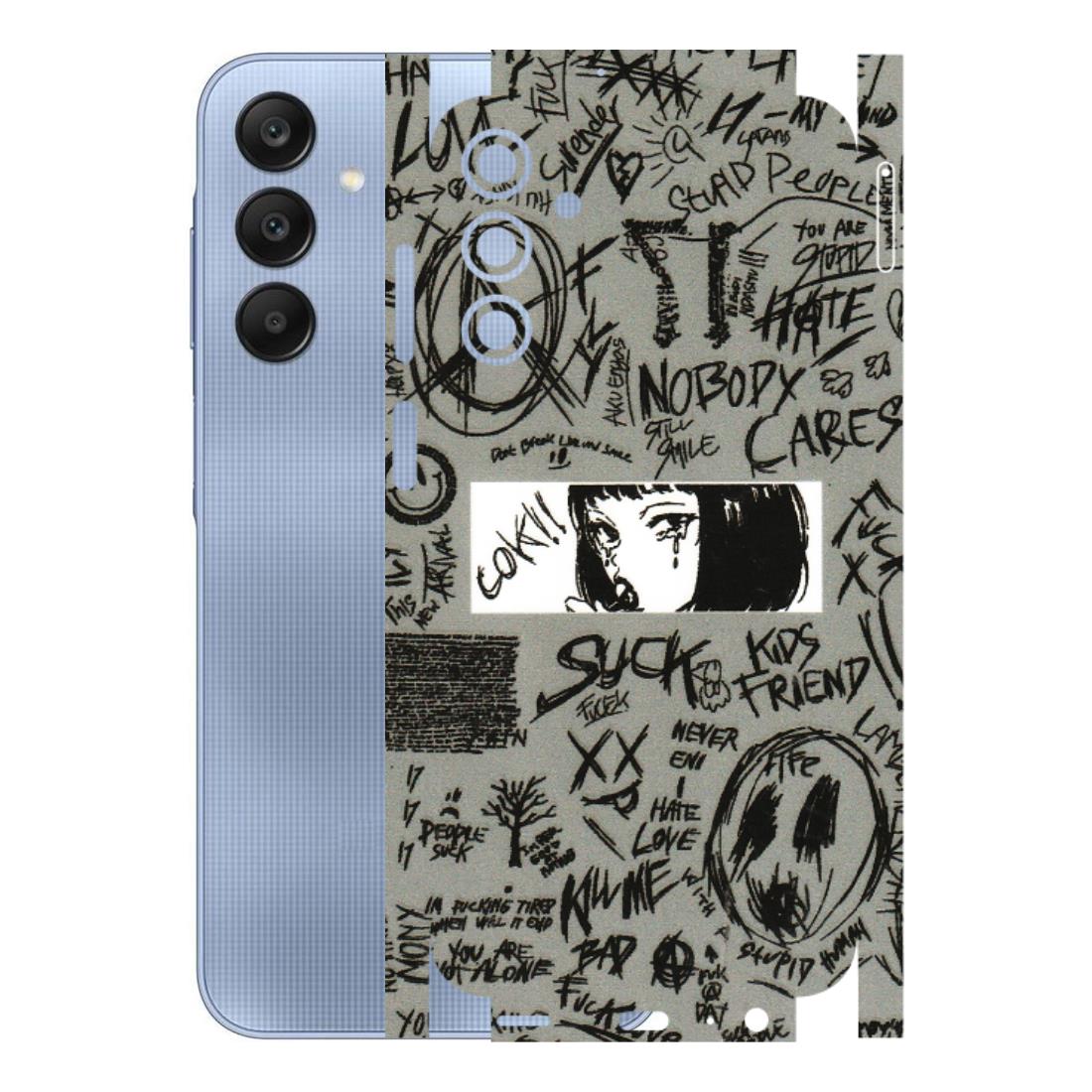 Samsung A/S Series Phone Skins (All Models) - Never Have Love Anime - 3D Embossed Finish (L-260) Samsung Galaxy A15 (5G)