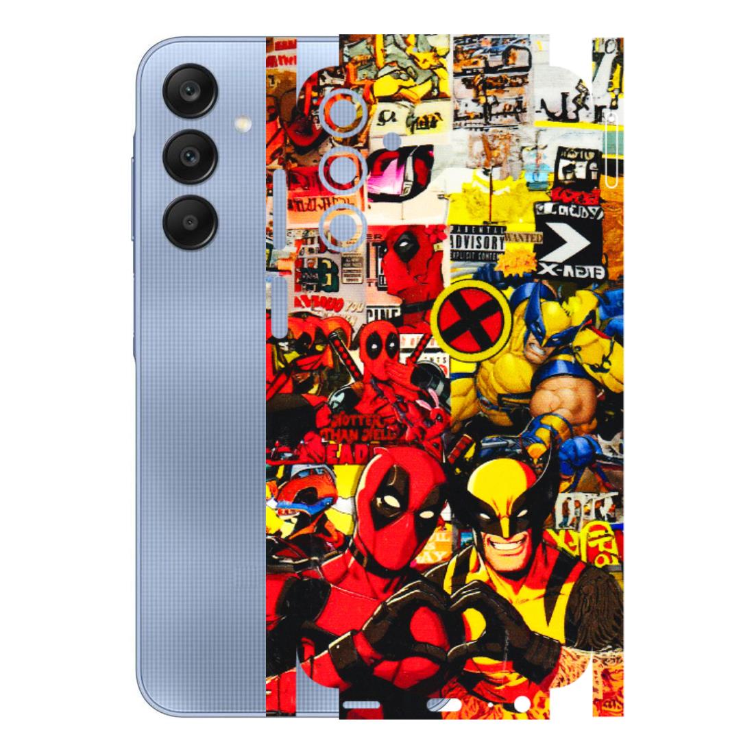 Samsung A/S Series Phone Skins (All Models) - Spidy Wolverine - 3D Embossed Finish (L-310) Samsung Galaxy A15 (5G)