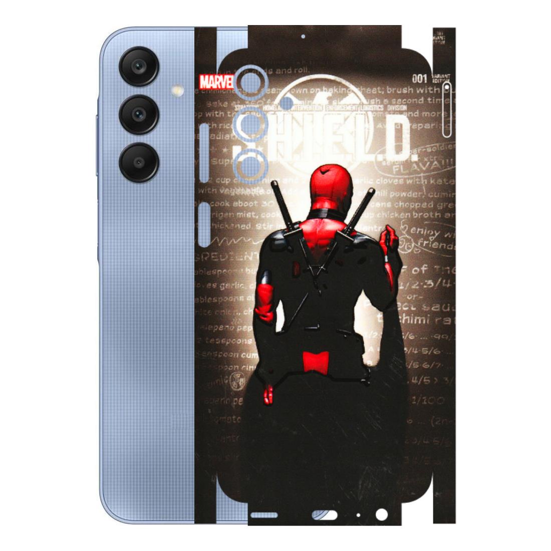 Samsung A/S Series Phone Skins (All Models) - Deadpool - 3D Embossed Finish (L-56) Samsung Galaxy A15 (5G)