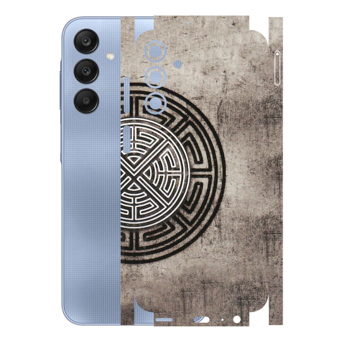 Samsung A/S Series Phone Skins (All Models) - Mysterious Circular Design - 3D Embossed Finish (L-63) Samsung Galaxy A15 (5G)