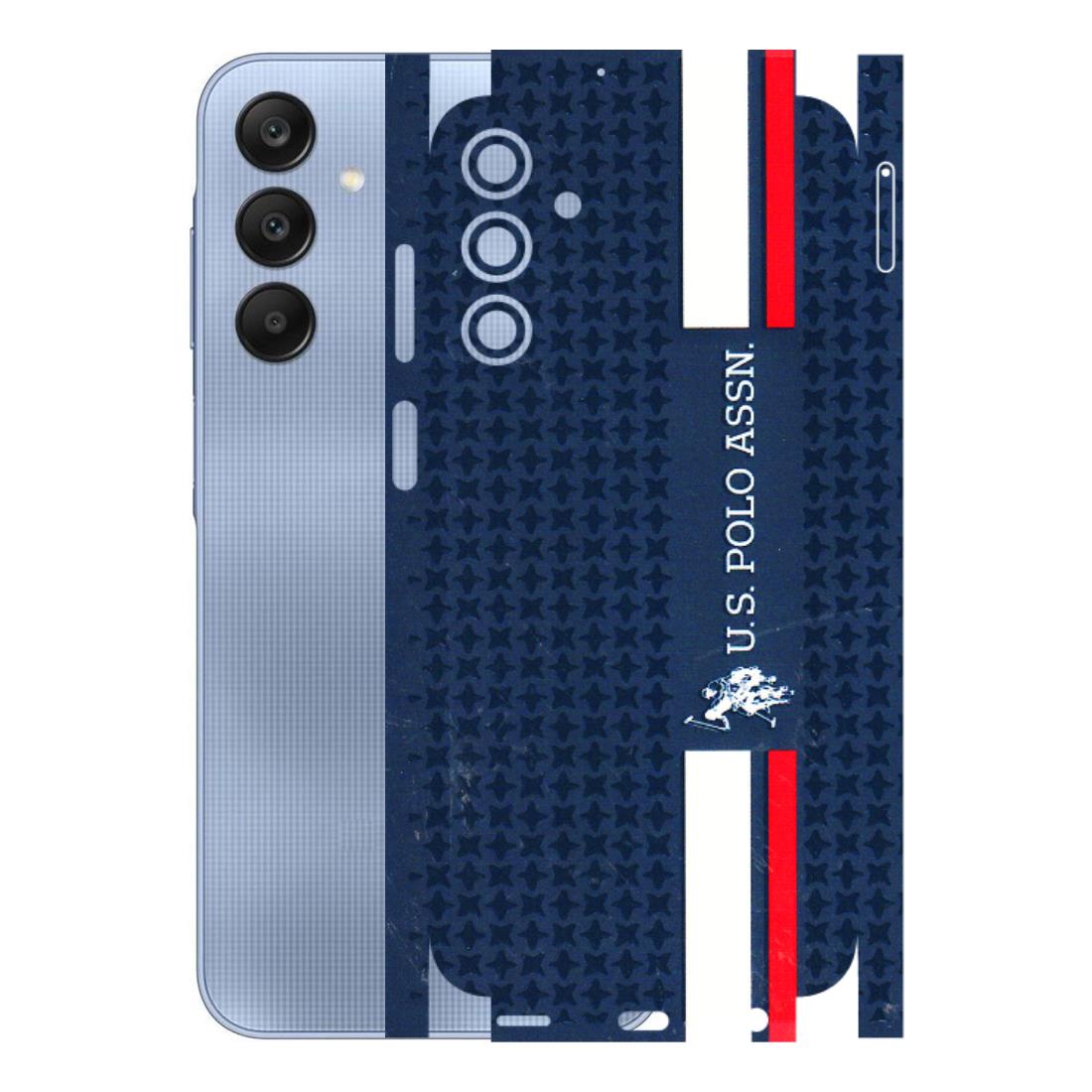 Samsung A/S Series Phone Skins (All Models) - US POLO Designer Brand - 3D Embossed Finish (L-65) Samsung Galaxy A15 (5G)