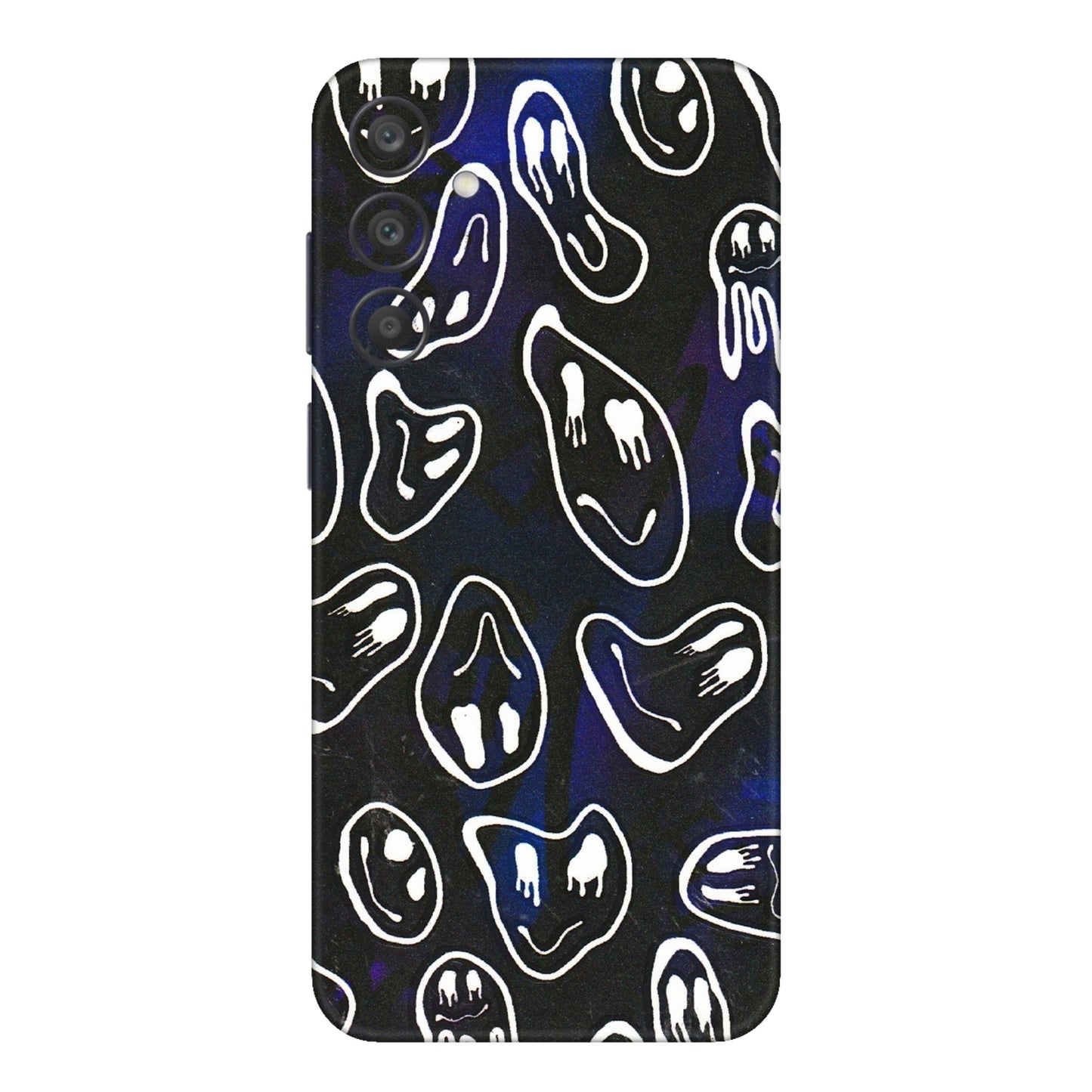 Samsung A/S Series Phone Skins (All Models) - Distorted Smileys - 3D Embossed Finish (L-92) Samsung Galaxy A15 (5G)