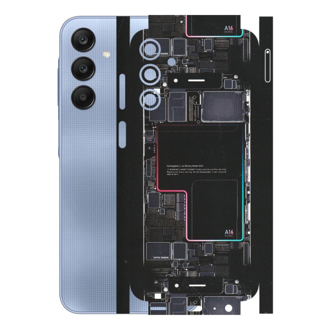 Samsung A/S Series Phone Skins (All Models) - Motherboard Circuit Layout - Matte Finish (M-117) Samsung Galaxy A15 (5G)