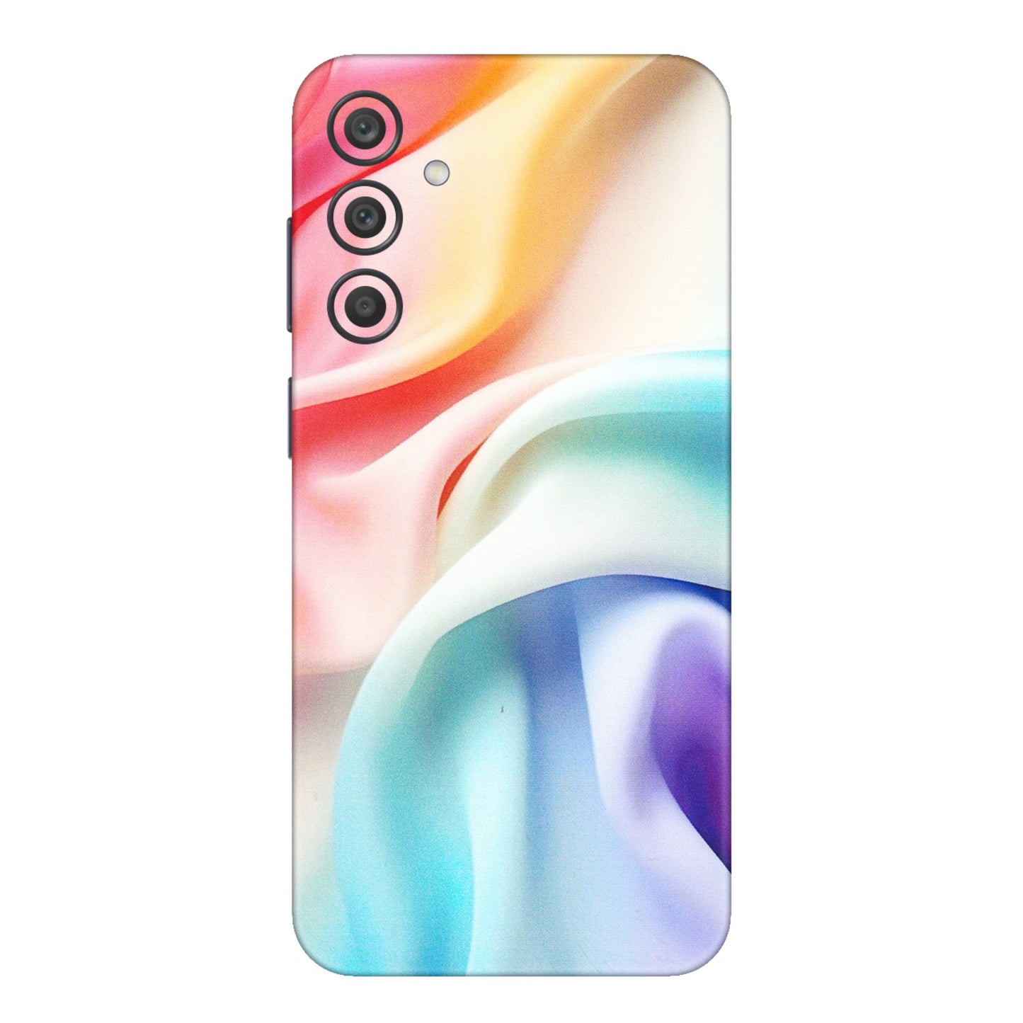 Samsung A/S Series Phone Skins (All Models) - Colourful Silk Cloth - Matte Finish (M-165) Samsung Galaxy A15 (5G)